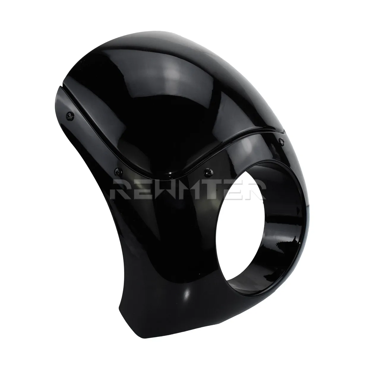 Light Black Fairing Мотоцикл 5-3/" фара обтекатель лобовое стекло 35-49 мм вилка трубы для Harley Sportster XL 1200 883 Dyna FXR FXD - Цвет: Light Black Fairing