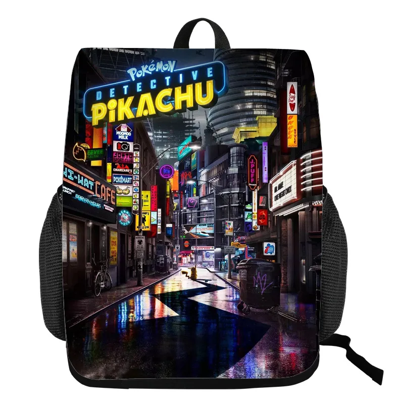 Mochila рюкзак Pokemon Пикачу рюкзак для подростков рюкзак дети обратно в школу школьные портфели для малышей и школьников женский туристический рюкзак - Цвет: 21