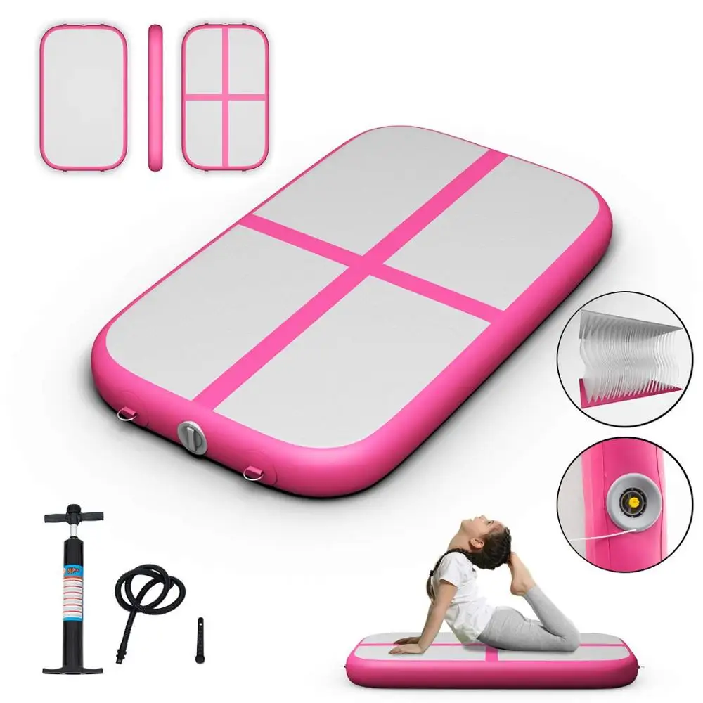 

Inflatable Gymnastic Airtrack Tumbling Yoga Air Trampoline Track For birthday Training Taekwondo Cheerleading 1*0.6M Air mat