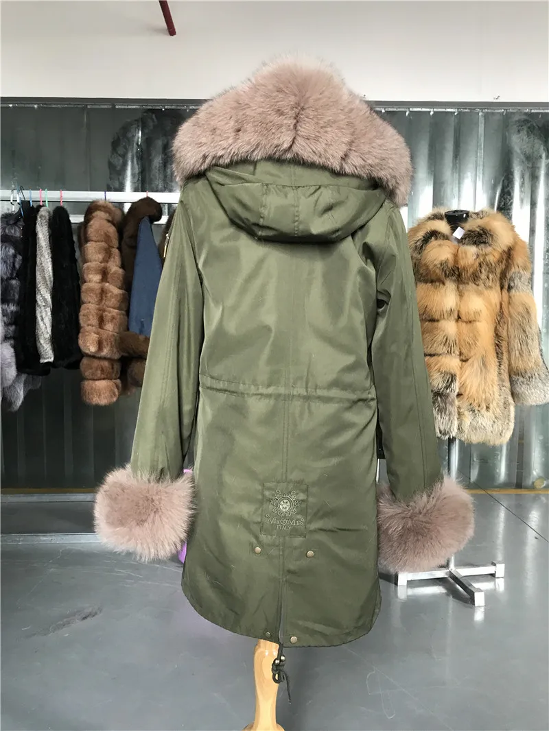 winter jacket women new long parka real fur coat big Hood fur collar hooded parkas thick outerwear street style