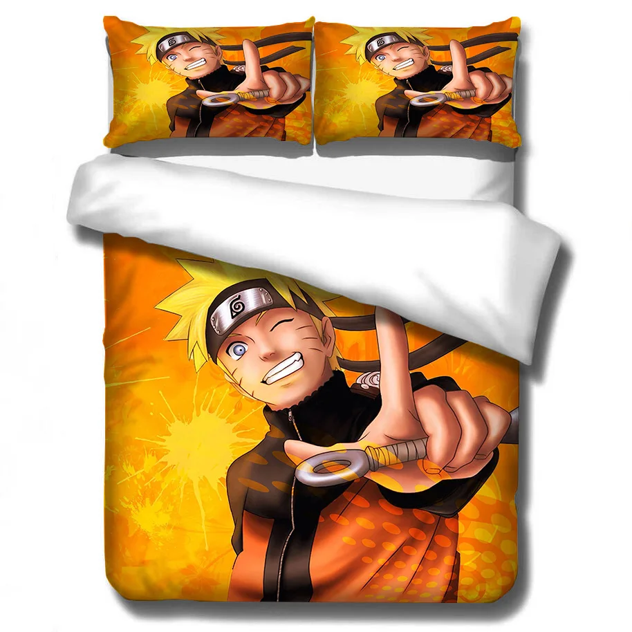 Naruto Uzumaki Naruto Bedding Set Duvet Covers Cartoon Anime Naruto