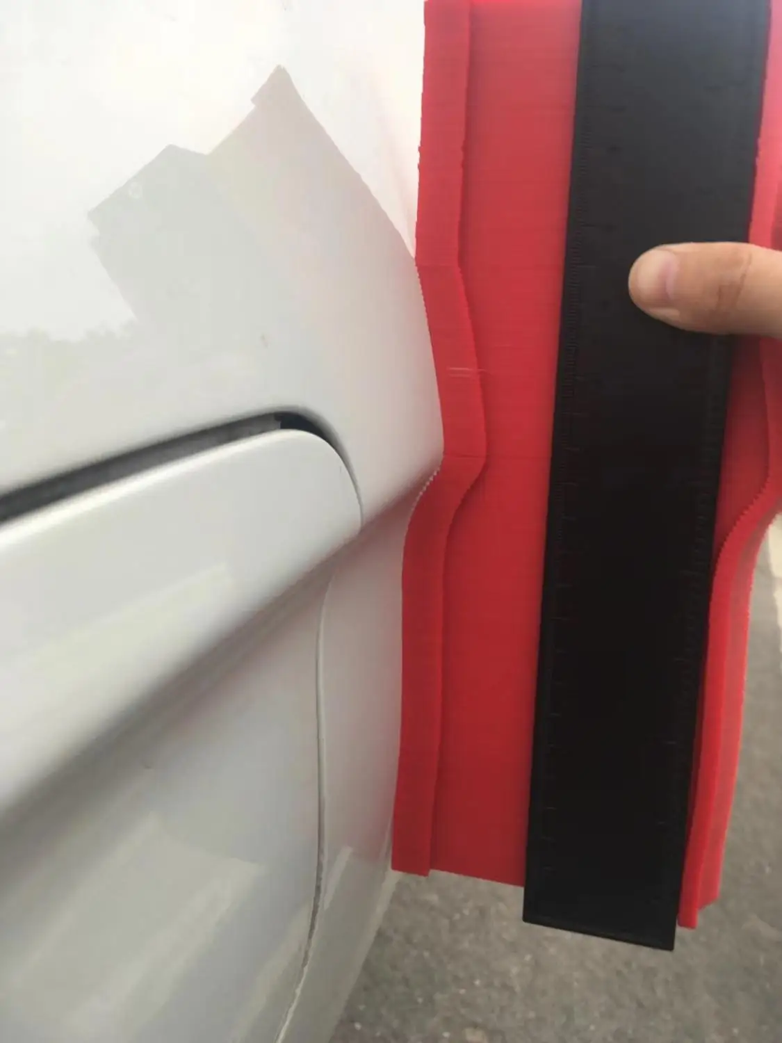 Car Dent Measurement Tool Car Body Repair Scale Ruler Panel Beating Frame Profile Gauge Arc Measuring Instrument Contour Meter