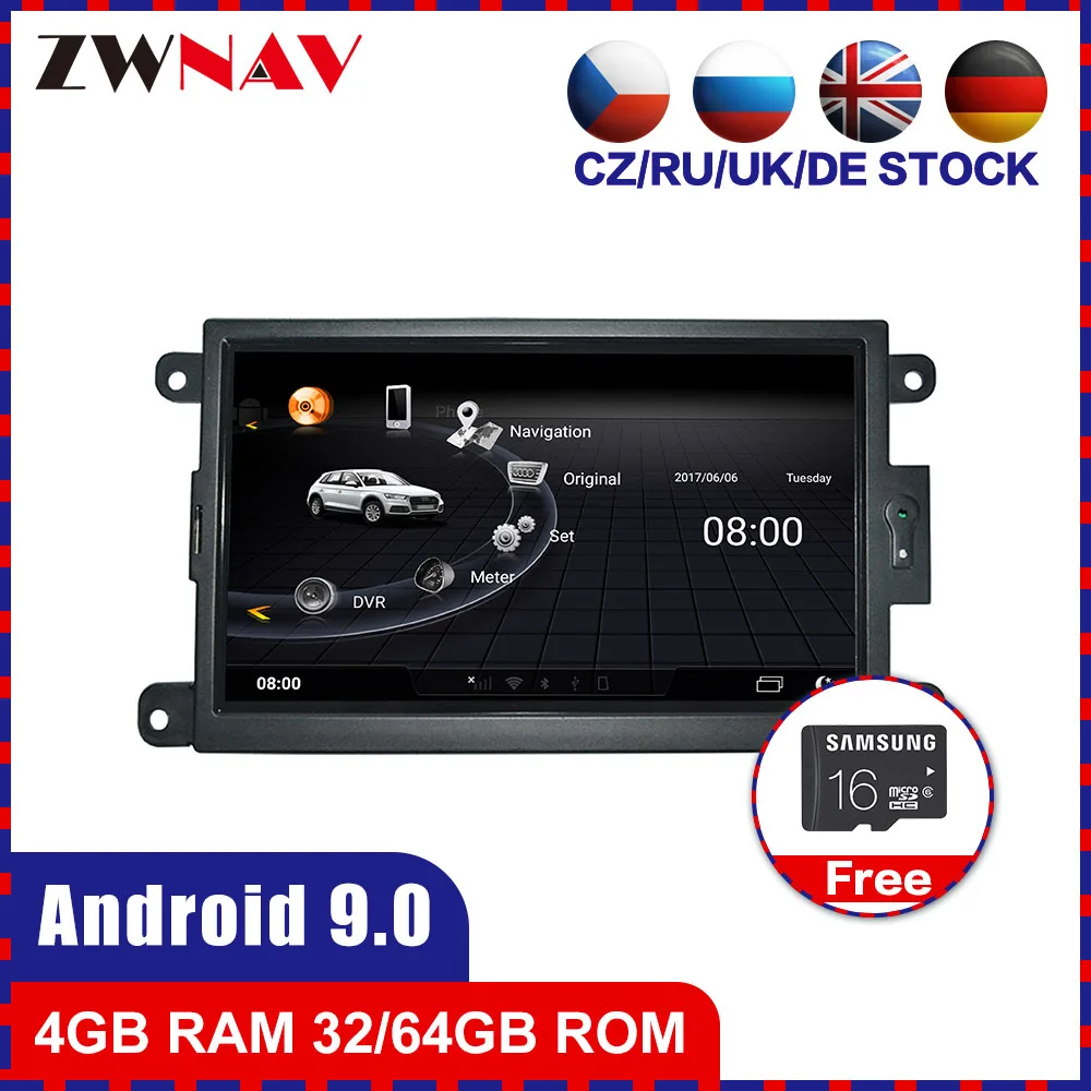  Touch screen Android 9.0 Car multimedia Player GPS Audio Navi for Audi A4 B8 A5 Q5 2009-2015 car ra