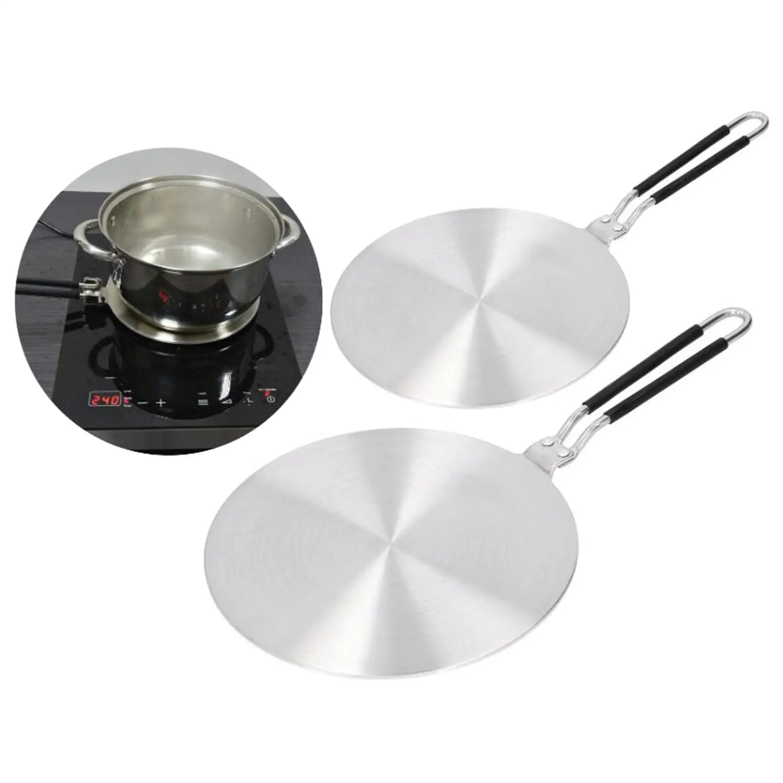 Heat Diffuser Induction Plate Cooktop Converter Adapter Simmer Plate Evenly  Conduction Plate for Kitchen Stove Accessories