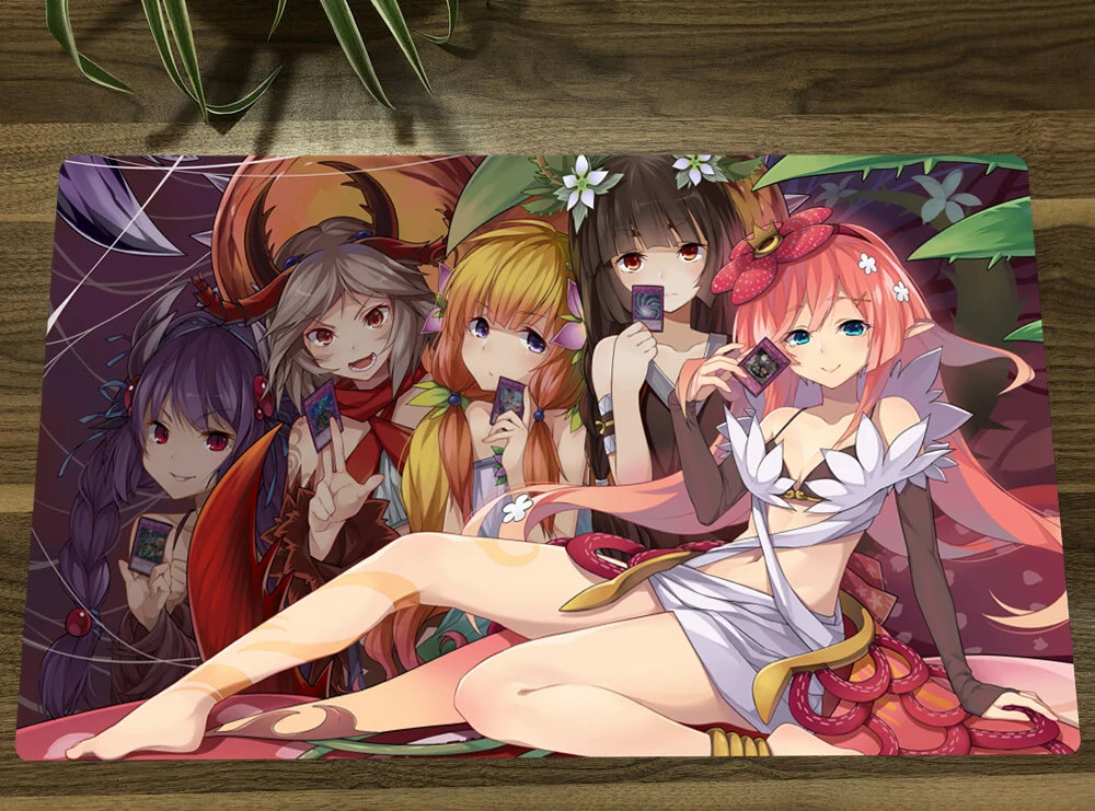 Yugioh Trap Trix Deck Tcg Mat Anime Girls Gioco Di Carte Collezionabili Tappetino Da Gioco Ccg Tappetino Per Mouse In Gomma Tappetino Da Gioco Scrivan