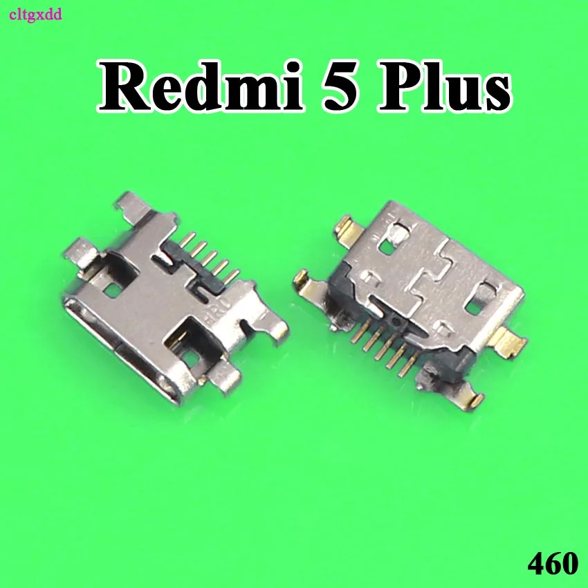 Cltgxdd 5 шт. 10 шт. Micro USB для Xiaomi Redmi Note 5 5A 5pro Redmi 5 5A 5Plus разъем гнездо для зарядки женский ремонт