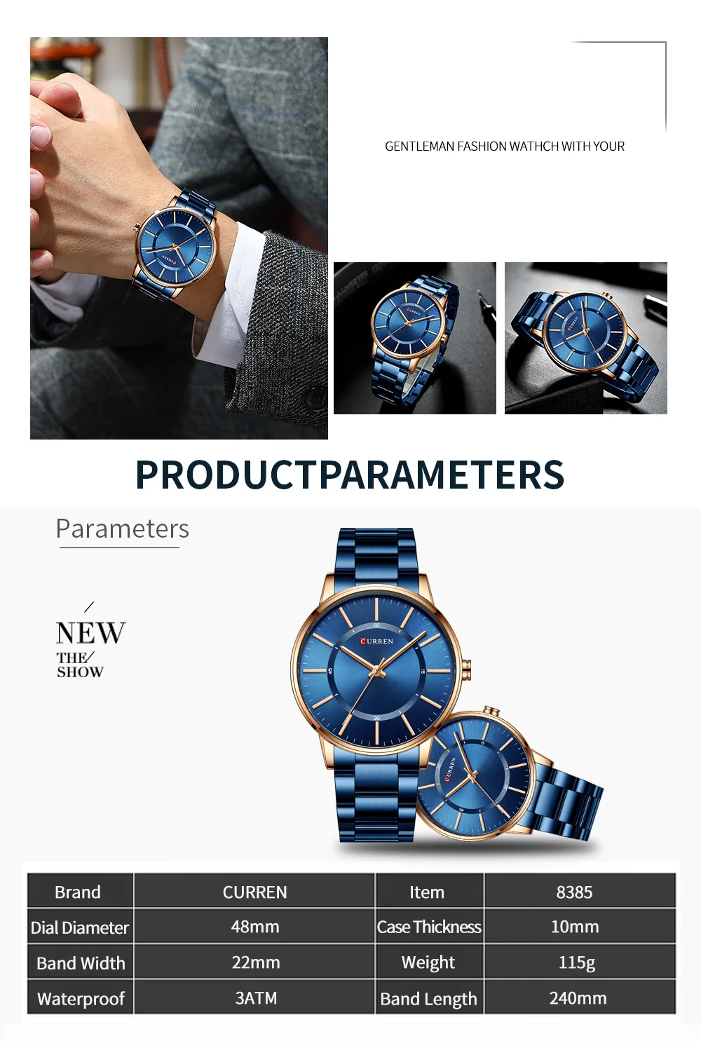 curren 8385 Men's Watch
