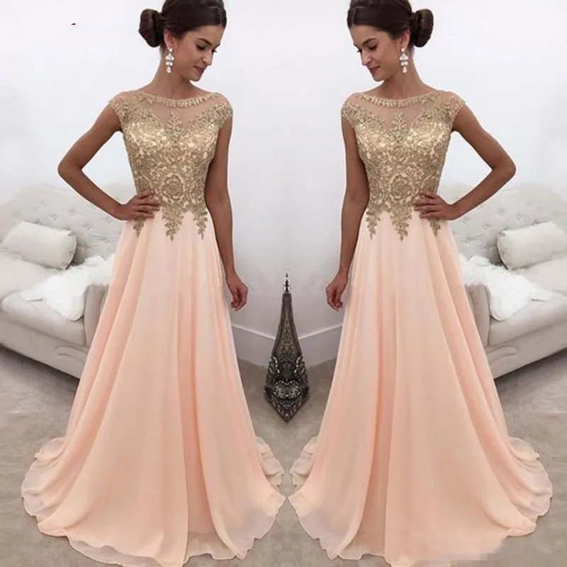 Roze Lange Kant Avondjurken Party Chiffon Een Line Plus Size Dames Vrouwen Formele Jurken Avondjurk Roze Lange Kant Avondjurken Party Chiffon Een Line Plus Size Dames Vrouwen Formele Jurken Avondjurk