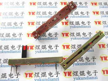 

Total length 88MM shaft length 22MM 8K with red light with midpoint sliding potentiometer mono straight sliding potentiometer