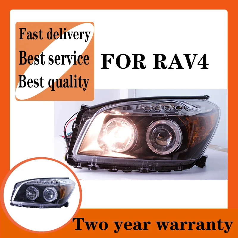 

Автомобильный Стайлинг для Toyota RAV4 передсветильник РА s 2009-2012 для RAV4 светильник РА Q5 Биксеноновая линза h7 ксеноновая фара