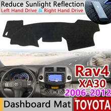 Para a Toyota Rav4 XA30 2006 ~ 2012 RAV 4 30 Anti-Slip Mat Pad Cover Dashboard Pára Dashmat Tapete acessórios do carro 2007 2008 2010