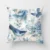 Car sofa cushion pillow pillowcase square pillow pillowcase blue flower printing decoration home seat pillowcase 11