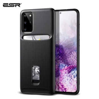 

ESR Phone Case for Samsung Galaxy S20 Plus/Ultra Business Type Case with Bank Card Slot Holder Friendly-Skin Case for S20 S20+