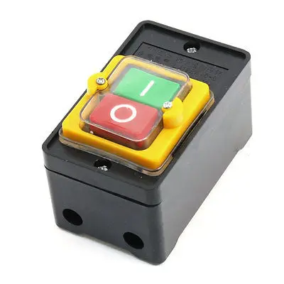 

I/O ON OFF Plastic Shell Power Press Push Button Switch AC 380V 10A