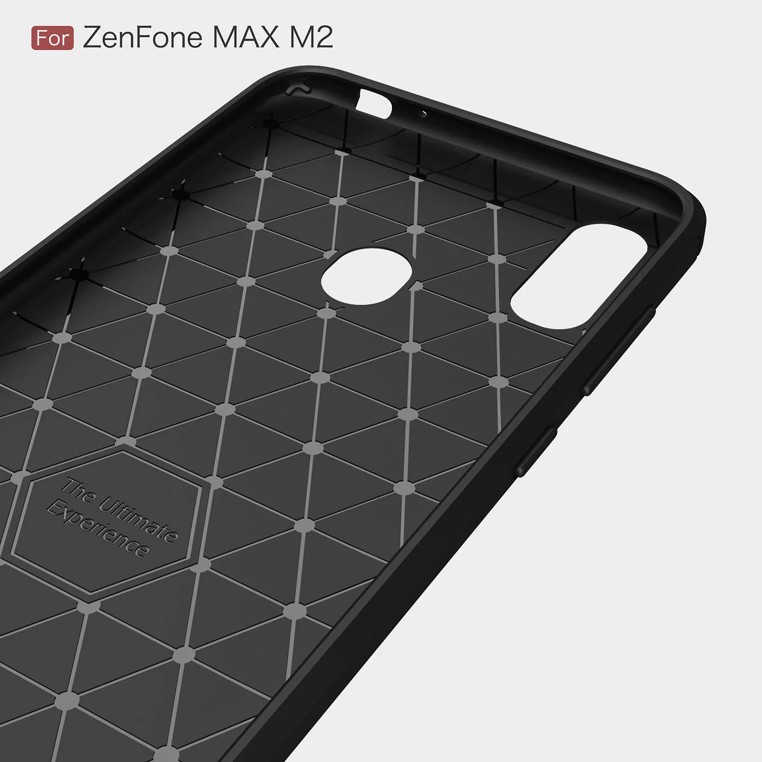 Soft Slim Shockproof Carbon Fiber Silicone Case - Ultra Thin Cover for 6.26-inch Smartphones