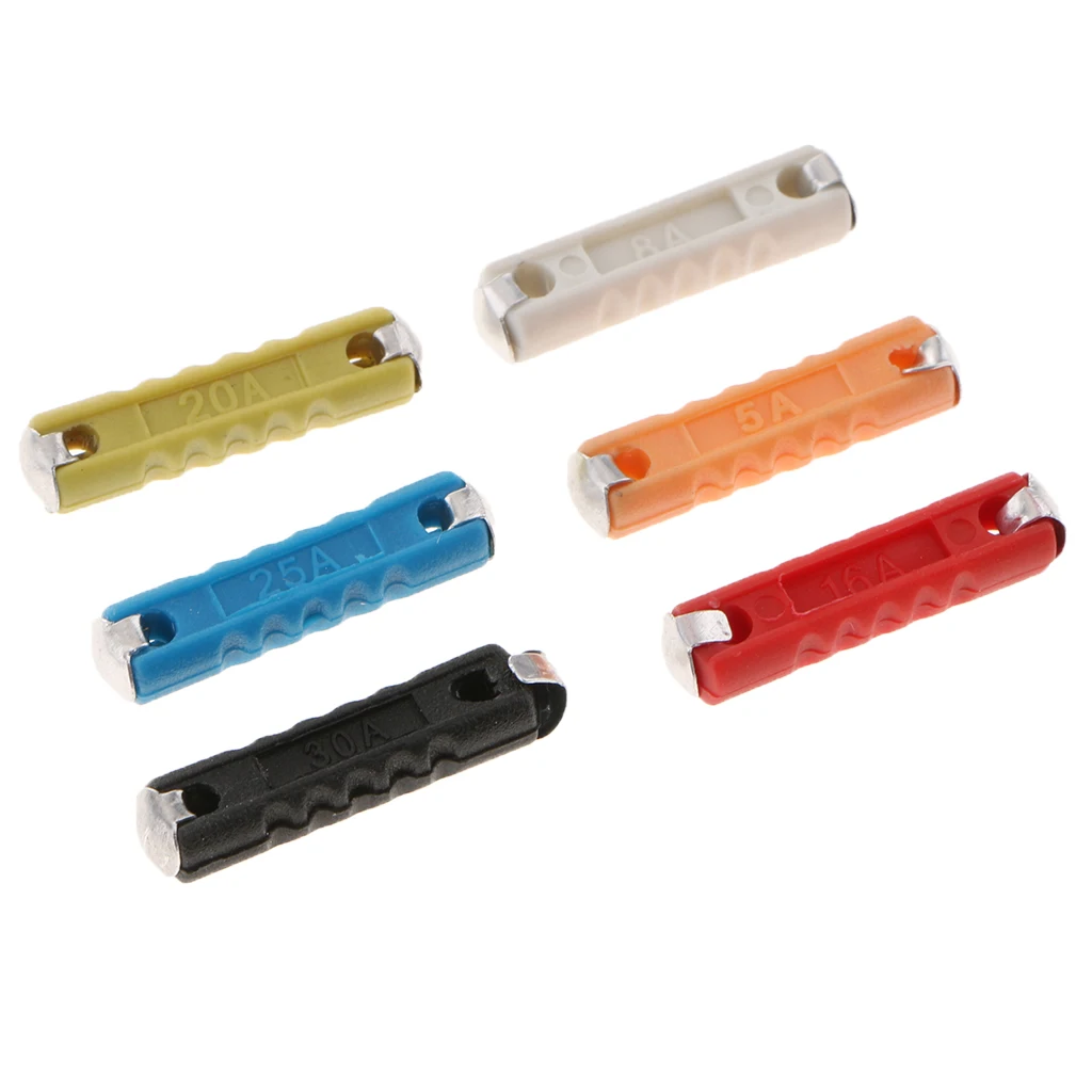 50 Pack Euro Continental Torpedo Type Car Fuses 5A-30A For Classic Old Cars | Автомобили и мотоциклы