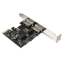 Высокоскоростная карта PCI-E для SATA3 6 ГБ/сек. eSATA SATA III с кабелем для передачи данных для ASM1061