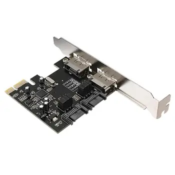 

High Speed PCI-E to SATA3 6Gb/s eSATA SATA III Card with Data Cable for ASM1061