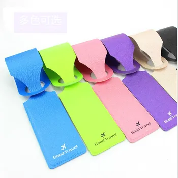 

Travel Fashion Simple PU Luggage Tag Luggage Listing Checked Boarding Pass Travel Case Tag ID Tag Travel Accessories