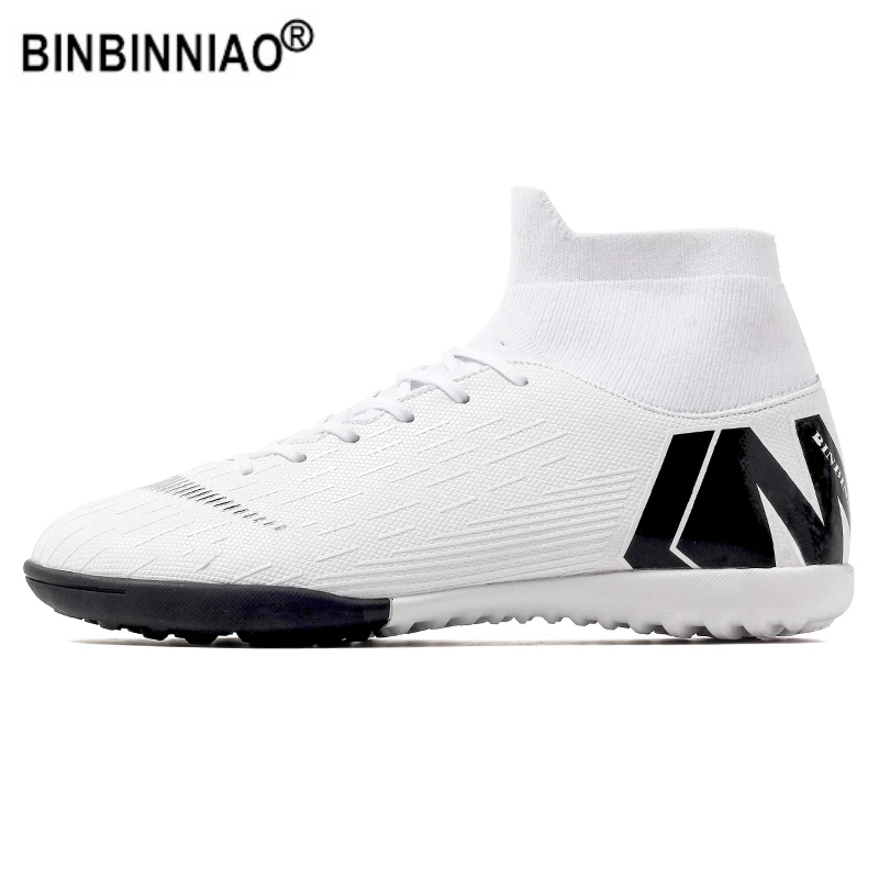 BINBINNIAO botas de fútbol para hombre y mujer, zapatos fútbol para niños, zapatillas de TF/FG|Calzado fútbol| AliExpress