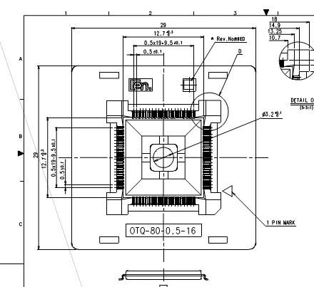 

Бесплатная доставка гнездо OTQ-80-0.5-16 TQFP80