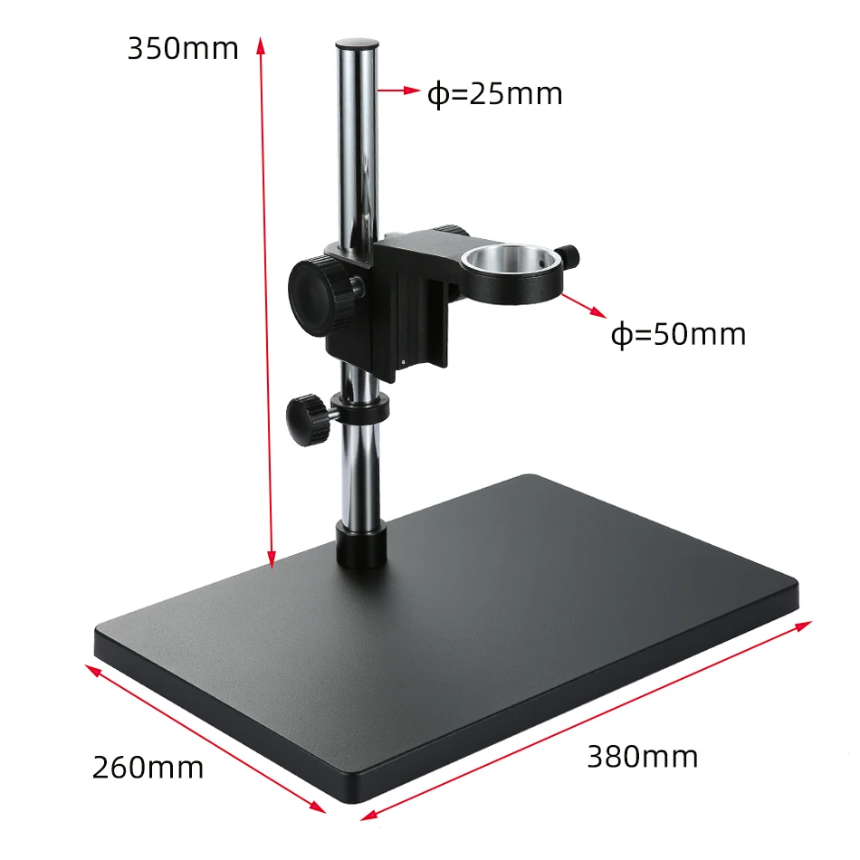US $38.25 Industrial Electronic Video Microscope Camera Lens Holder Bracket 50mm Universal 360 Rotating Maintenance Workbench