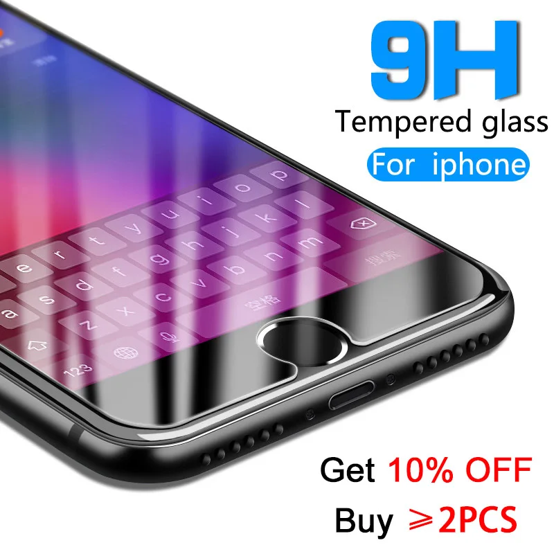 

3Pcs Full Cover Glass New practical tempered glass screen protector for Iphone X Xs Max 11 11Pro 8 7 6 tempered glass Protector
