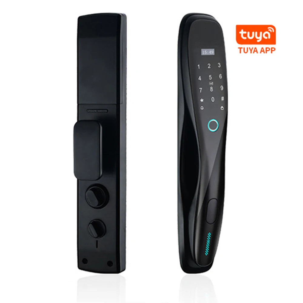 

TUYA Full-Automatic Bio Semiconductor Fingerprint Intelligent lock for wooden doors and Multiple security doors