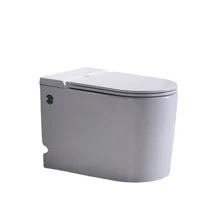 

Foot flush electronic water closet back to wall ceramic bathroom tankless concealed tank cistern pulse toilet without water tCD