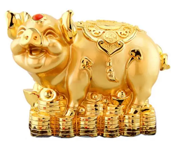 

Tuba Cornucopia, золотые свиньи, товары ручной работы, сборник раковины, живой акт, Зодиак, животные для привлечения удачи, получение свиньи