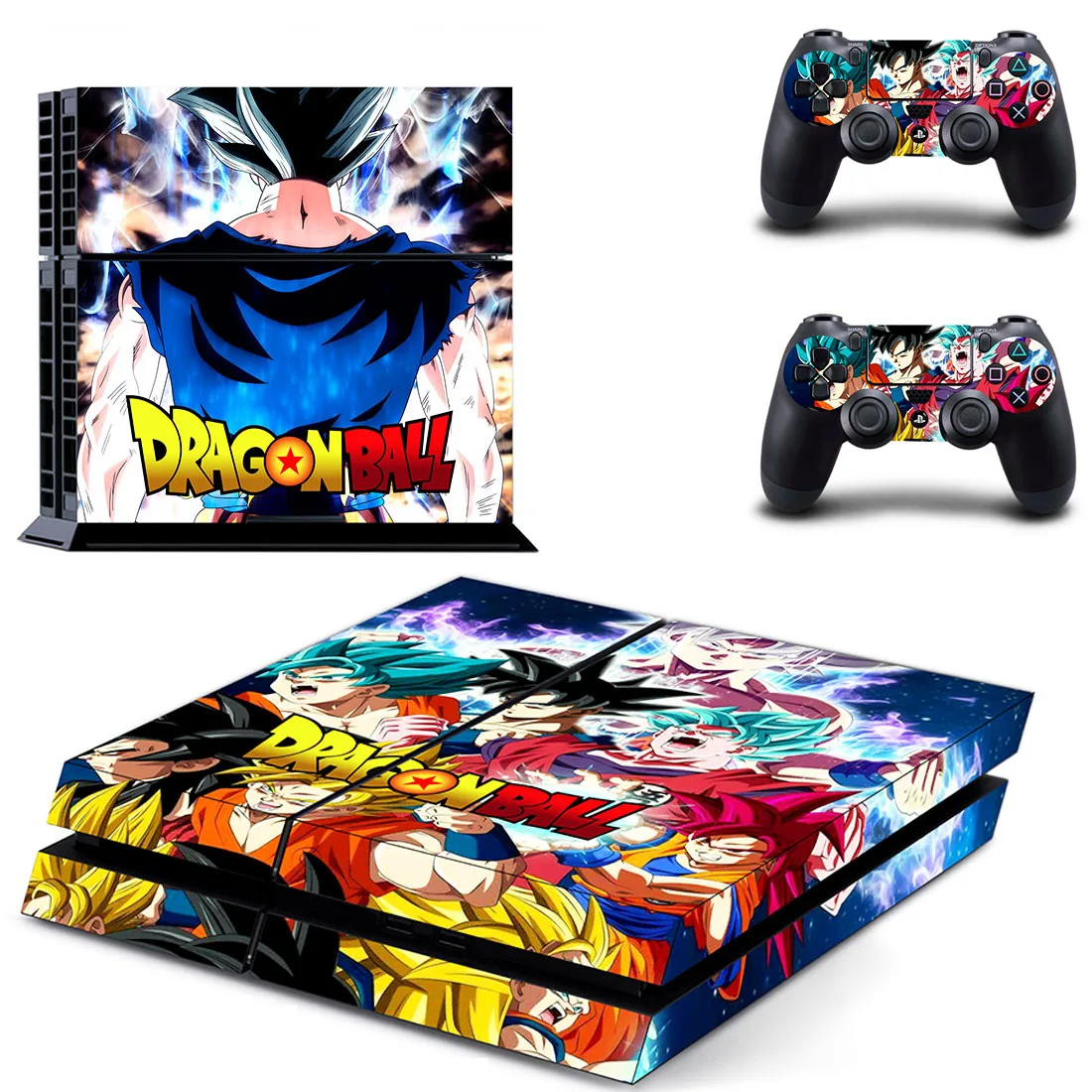 Аниме Dragon Ball Super PS4 наклейка s Play station 4 кожа наклейки для playstation 4 PS4 консоли и контроллера Скины Виниловые