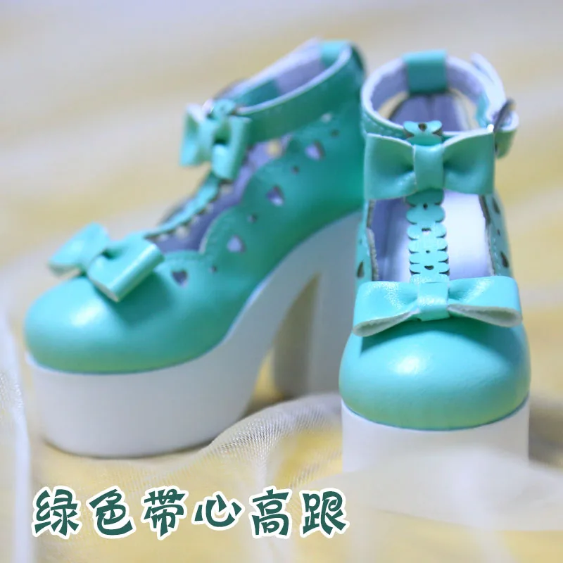 8 Allaosify/кукольная обувь BJD/SD 60 см; кукольные сапоги на высоком каблуке; кожаная обувь - Цвет: 8