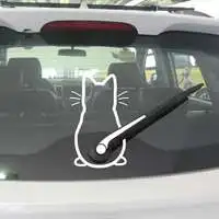 Art Stickers Funny Cat Car Stickers Rear Window Stickers dakimakura francais Decal