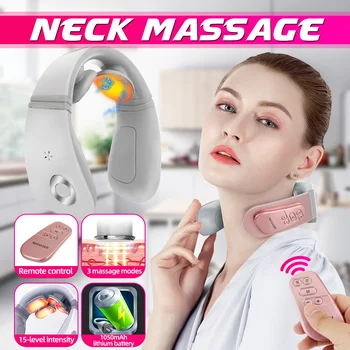 

Smart Electric Neck Shoulder Massager Pain Relief Tool Health Care Relaxation Cervical Vibration Pulse Vertebra Physiotherapy
