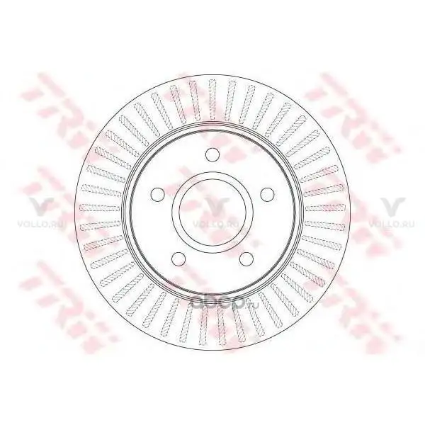 Диск тормозной CHRYSLER: GRAND VOYAGER V 07- \ DODGE: JOURNEY 08