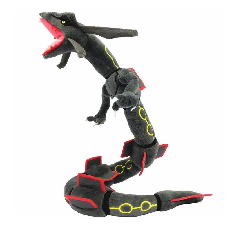 80cm pokemon rayquaza anime manga periférica plushies dos desenhos