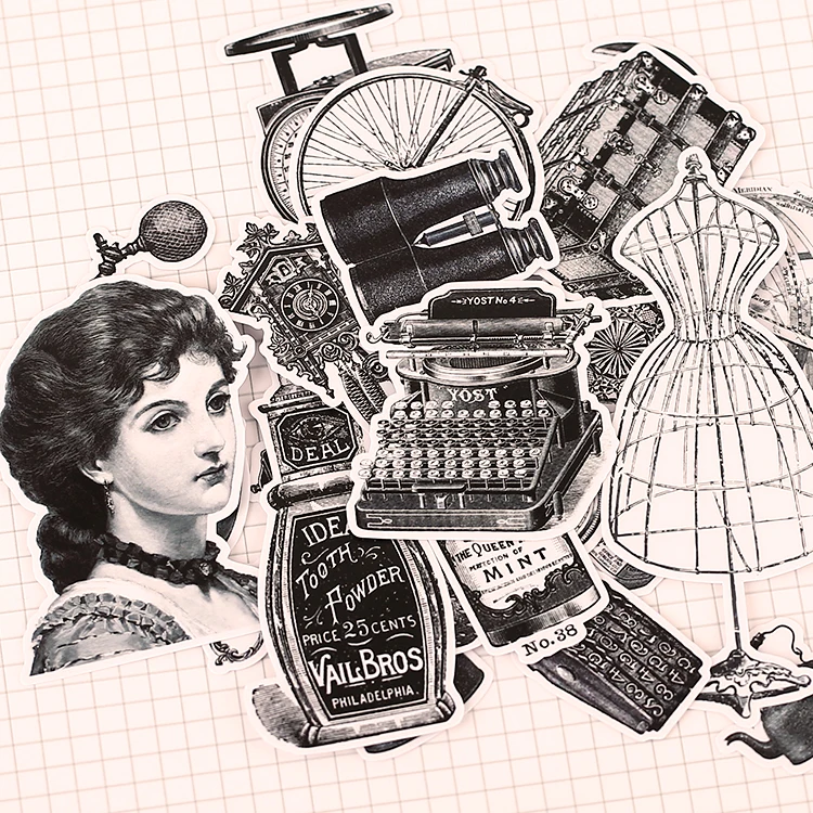 Vintage Stickers Crafts And Scrapbooking Stickers Kids Toys Book