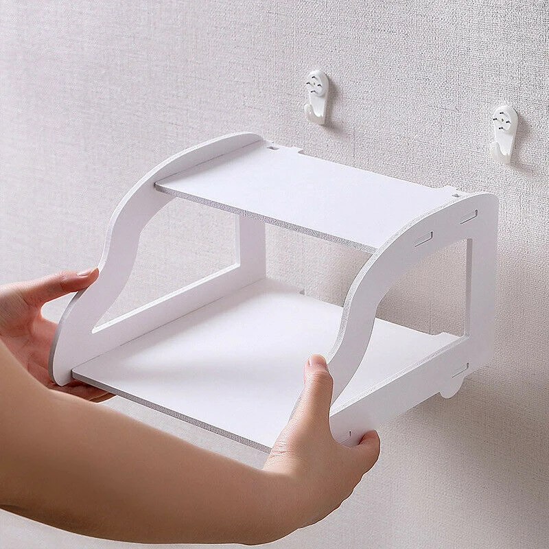 Беспроводная Wifi коробка маршрутизатора кронштейн оформление рабочего стола рамка подвесная полочка настенная модель автомобиля держатель для мелочей деревянная доска