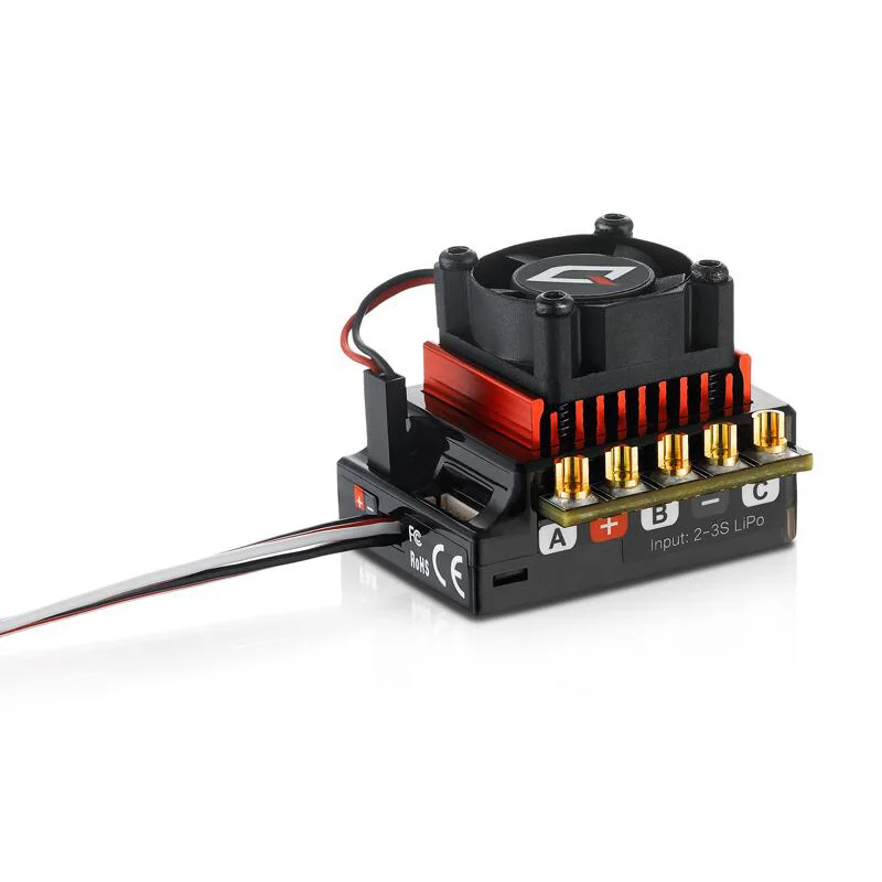 Hobbywing QUICRUN 10bl60-sen6060a/10BL120 Sensored 120A Бесщеточный Регулятор скорости ESC с BEC для 1/10 1/12 RC автомобиля buggie