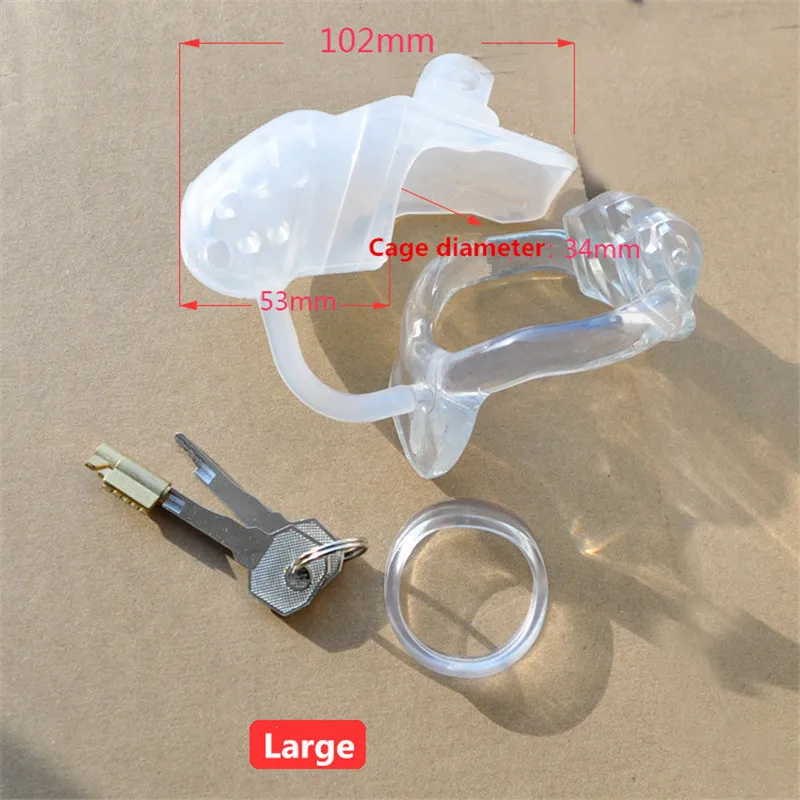 Silicone Male Chastity Device Fixed Resin Barbed Cock Ring, Penis Sleeve Keuschheitsgurtel male Belt Bondage Fetish Holy Trainer