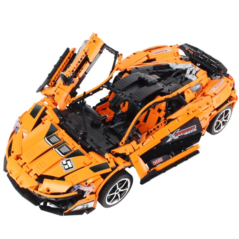 Сборный строительный блок P1 спортивный автомобиль головоломка сборка игрушка