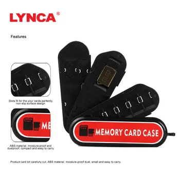 

Lensgo Portable Mini Memory Card Organizer Case Storage Box for SD TF Sim Card Holder Carrying case