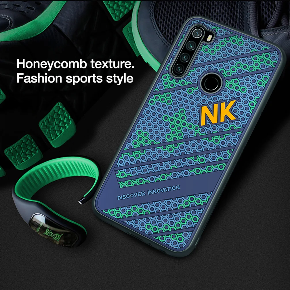 Для Xiaomi Redmi Note 8 чехол-накладка NILLKIN Striker чехол 3D Текстура ТПУ Силиконовая мягкая задняя крышка для Xiaomi Redmi Note 8 pro