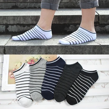

socks men Summer men's boat socks Shallow socks men's socks stripes men's shallow low socks sports socks