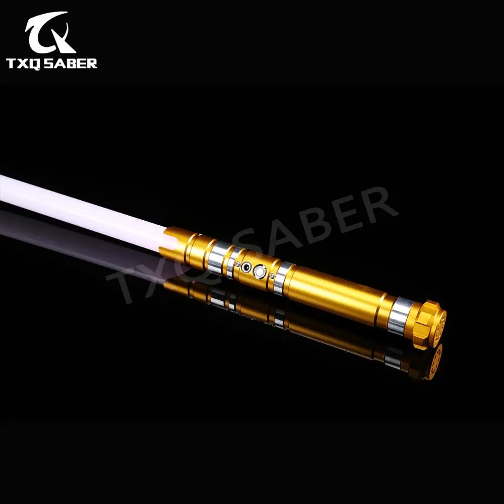 TXQsaber RGB, de 1 pulgada sable de luz, mango de Metal de hoja de Dueling, Force FX con 6 Conjuntos de fuentes de sonido y 12 tipos de juguetes LED para Kids-TS012 - 2
