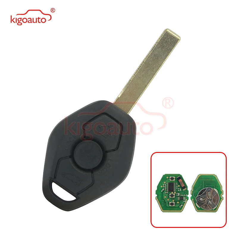 

Kigoauto Car Remote Key 3 button 434mhz CAS system for BMW X3 X5 Z3 Z4 Z8 3 5 6 7 Series
