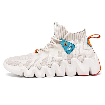 

Men's shoes 2020 new trendy shoes casual all-match running shoes summer men's breathable fly woven mesh sneakers