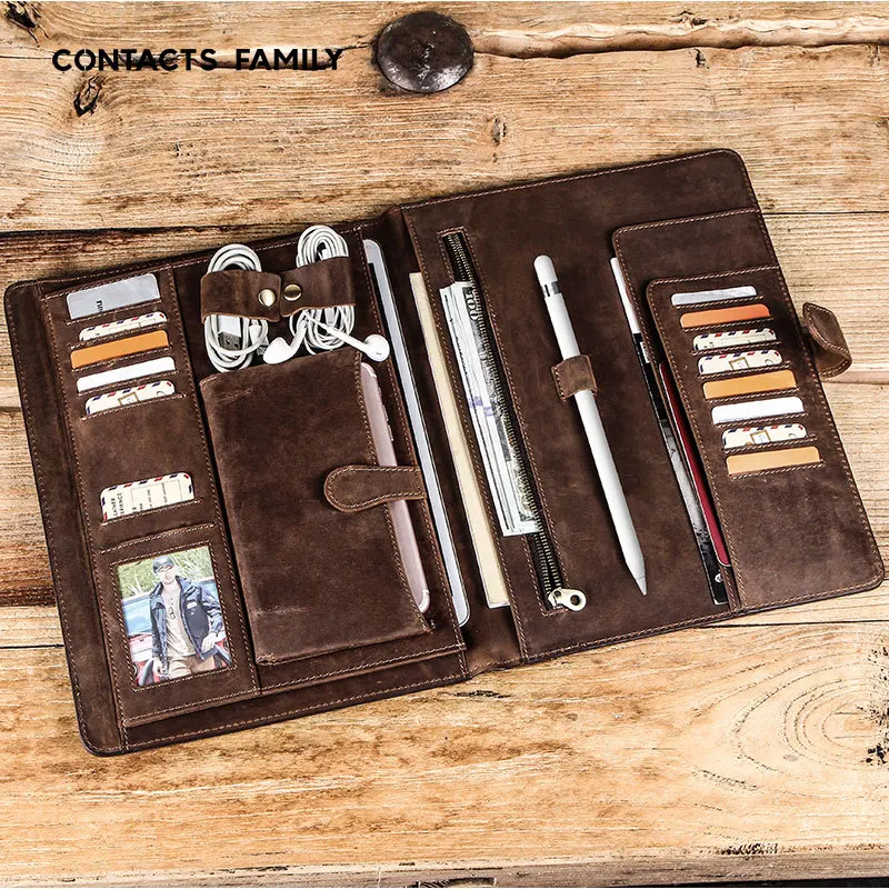

IPAD Protective Casing Italy Horse Leather for Apple Tablet Pro 10.5 Pen Multi-functional IPAD Leather Sheath