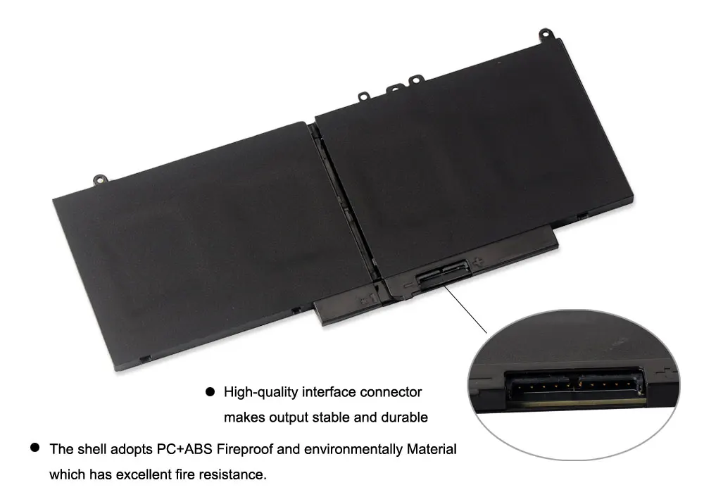 KingSener 6MT4T Замена Батарея для Dell Latitude E5470 E5570 точности серии M3510 79VRK 07V69Y TXF9M 7,6 V 62WH 4 ячейки