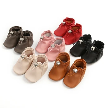 

Baby Boys Girls First Walkers New Arrival Faux PU Baby Shoes Infant Toddler Newborn Boys Girls Boots Soft Soled Kids Booties